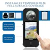 Aplicable para Insta360 X3 Kit Combinado de Estuche Protector Tapa Protectora de Lente Resistente a Rayones