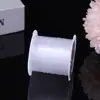 Linha de Pesca Círculo Pequeno com Contas Transparentes Ultra Fina Não Elástica Linha de Cristal Corda de Pesca para Casamento Linha de Seda de Peixe Trançada para Anéis