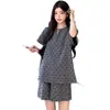 Nuevo Conjunto de Moda Coreana Holgado y Sencillo para Maternidad con Lazo y Hebilla de Nariz de Cerdo, Adecuado para Usar Antes y Después del Embarazo