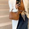 Bolso de mano elegante de gran capacidad con tejido avanzado de comercio exterior, estilo europeo y americano, bandolera de hombro para mujer, novedad de verano 2024