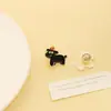 Broche Creativo de Cachorro Lindo de Dibujos Animados Aleación Insignia Metálica Perro Feliz Pin Bolsa Ropa Accesorios de Ropa