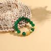 Imitación ágata vietnamita oro verde pulsera valiente damas moda simple pulsera de jade verde puesto de venta de puntos escénicos