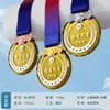 Medallas Creativas de Cristal Espejo Personalizadas de Metal de Alta Gama para Colgar en Juegos Deportivos, Premios de Competición Grupal, Souvenirs