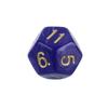 Tutorial de Mesa para Jogo de RPG com Dados de Acrílico: Jogo de Tabuleiro d12, Dados Transparentes de 12 Lados COC com Textura de Pérola (Cooperação transfronteiriça)