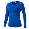 Camiseta deportiva de manga larga ajustada PRO para mujer, ideal para entrenamiento, fitness y yoga, con absorción de humedad, 2019