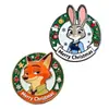Zootopia 2 Mercancía Nick Judy Cp Navidad Acrílico de Alta Calidad Magnético Plano Imán para Refrigerador Regalo