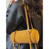 Bolsa de Axila de Luxo para Mulheres, Bolsa de Mão Estilo Almofada, Bolsa Cilíndrica para Ombro para o Dia a Dia, Moda Casual Transfronteiriça 2026 Modelo Novo