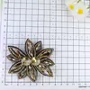 Novos Strass Hot-fix Flor Vazada Enfeites DIY Acessórios de Cabelo Presilhas de Cabelo Broches Brincos Flores para Sapatos Fivelas para Sapatos Chapéus de Sapato Acessórios para Roupas