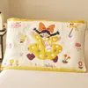 Toallas de Almohada de Algodón Puro para Niños, un Par de 40X60 Absorbentes de Sudor y Antideslizantes Toallas de Almohada de Gasa de Algodón para Bebé, Toallas Almohadilla Gruesas de Dibujos Animados