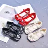 Zapatos de Princesa de Cristal para Niñas 2026 Primavera Otoño Verano Nuevos Suela Suave Zapatos para Niñas Pequeñas Zapatos Pequeños de Cuero para Actuación