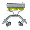 Puleia de ferro angular para trilho de ferro angular puleia de cabo bloco de polia 40/50/63 bloco de polia de fio de suspensão de ferro angular