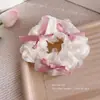 Lazo para coleta dulce y versátil para mujer, Cuerda para el pelo simple y elegante, Scrunchie de gran tamaño para verano, Accesorio para el pelo fresco y simple