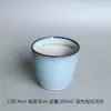 Conjunto de Chá Estilo Japonês Vintage e Xícara de Chá Cerâmica Estilo Caneca para Sopa Bebida Caneca Andorinha Doméstica Listrada Café Pequena Xícara Micro-mancha