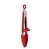 Pinza de silicona para alimentos transfronteriza de Amazon con soporte para barbacoa, pinza para alimentos de dos piezas de 9 y 12 pulgadas