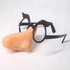 Juguete de Halloween gafas de bruja luminosas traje de nariz de bruja Halloween disfraz de bruja femenina gafas de nariz de bruja