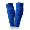 Protección de Pantorrilla Deportiva Transfronteriza Panal para Piernas para Adultos Baloncesto al Aire Libre Ciclismo Ecuestre Tibial Protectores de Pierna para Fútbol