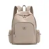 Mochila de tela de nailon simple y casual para mujer, nueva mochila de viaje ligera de gran capacidad, bolso de moda para la escuela y el trabajo