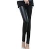 Pantalones de cuero finos de primavera y otoño transfronterizos de 2023, pantalones ajustados, fabricantes de pantalones, pantalones de fondo al por mayor
