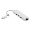 Adecuado para Tipo-C de Teléfono Móvil Apple a Dock de Expansión 3 USB Convertidor de Puerto de Red Rj45 Red Cableada Teléfono Móvil Android