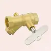 Válvula de Alarma de Humedad Válvula de Bola Integrada Válvula de Filtro de Cobre Con Bloqueo Cifrada y Bloqueada DN20 6 Accesorios de Bomberos