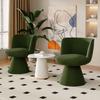 Sofá individual estilo crema, sala de estar, área de descanso, reuniones y negociaciones, tienda de manicura, dormitorio, tocador, sillón giratorio.