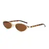Nuevas Gafas de Sol Ovaladas de Moda, Gafas de Sol de Gama Alta Estilo Ojo de Gato, Gafas Retro Y2K Modernas Geniales Anti-UV
