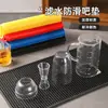 Tapete para Barra de Bar, Tapete Drenante de Agua, Tapete Antigolpes para Vaso Mezclador, Filtro de Agua de Silicona para Barra de Cafetera, Impermeable, Aislante Térmico, Posavasos Antideslizante
