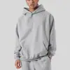Nueva sudadera con capucha gruesa y forro polar de 400G, talla US para hombre, estilo americano, corte holgado, hombros caídos, color liso, sudadera para pareja, moda de otoño e invierno