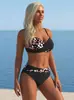 2026 Novo Conjunto de Biquíni Floral para Comércio Exterior Peça Única Justo Sexy Maiô Feminino para Férias na Praia
