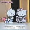Tablero de Fondo para Montaje de Propuesta en Interiores de Hello Kitty para una Ceremonia de Confesión Simple y Atmosférica Accesorio Tablero Kt