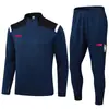 2421 Traje de Treinamento de Futebol com Placa Leve Estampa Terno Adulto Traje de Futebol com Placa Leve Traje de Competição Esportiva Traje de Treinamento com Meio Zíper