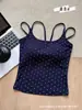 Top Camisola Feminino Lindo com Estampa de Estrelas Doce Picante, Alças Duplas Cruzadas nas Costas, Com Bojo, Emagrecedor, Mostra a Figura, Costas Abertas