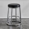 Banqueta de Ferro Extra Grossa, Banqueta Redonda Simples, Banqueta Alta, Cadeira com Encosto para Casa, Banqueta de Bar, Três Anéis Altos Redondos para Adultos Shihai