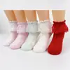 Calcetines para niña estilo princesa primavera y verano algodón puro encaje calcetines de encaje para niños verano finos transpirables niña bebé baile