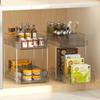 Amazon Nuevo Estante de Almacenamiento de Baño de Lujo Ligero PET Transparente Estante de Almacenamiento de Cosméticos de Escritorio de Dormitorio