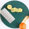 El nuevo producto estrella de TikTok: tabla de cortar de doble cara de pie - tabla de cortar giratoria de grado alimenticio en verde oscuro nórdico, forma redonda, antideslizante