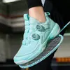 Novos Sapatos de Badminton Rotativos Transfronteiriços 2025 para Homens e Mulheres, Estudantes do Ensino Médio, Sapatos Profissionais de Tênis de Mesa para Adultos