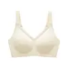Ropa interior transpirable sin costuras push-up para mujer, soporte suave con banda de gelatina, sin aro de acero, sujetador de una pieza talla grande, ultrafino