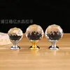 Manija Decorativa de Muebles Estilo Europeo Lujo Ligero Transparente Esférica de Cristal Tirador Manija de Puerta de Gabinete Mesita de Noche Simple Moderna