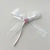 Accesorios de Lazo de Cinta de Encaje con Forma de Corazón Pasador Funda para Teléfono Calcetines Flor de Zapato Accesorios de Pétalos Ropa de Muñeca