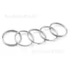8/10/15/20 mm Anillo de Metal Redondo de Hierro Accesorios para Llavero Agujero Etiqueta para Llavero Accesorios Colgantes para Llavero