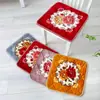 Cojín Cálido de Felpa Grueso para Silla Oficina A prueba de Frío Anti-Congelante Almohadilla para Asiento Cojín de Respaldo para Silla Estudiante Cojín para Asiento de Taburete