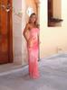Comércio Exterior Transfronteiriço Atacado de Roupas Femininas Verão Sexy Puro Desejo Tomara que Caia Ajustado ao Corpo Colado ao Quadril Vestido com Fenda nas Costas Direto do Fabricante