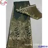 Bordado com fio de ouro e prata Tecido jacquard de brocado antigo Tecido de Renda de Brocado Africano