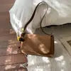 Bolsa de Axila de Grande Capacidade para Mulheres 2025 Outono e Inverno Novo Estilo Estilo Retrô Simples Casual Bolsa de Ombro Tote Bolsa de Moda
