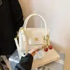 Bolso Bandolera de Moda para Mujer 2025 Nuevo Otoño Coreano de Nicho Bolso Pequeño Bolso de Hombro de Mano Color Sólido Bolso Cuadrado Pequeño