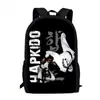 Mochila escolar JUDO JUDO taekwondo 141617 pulgadas Escuela Primaria jardín de infantes mochila de hombro una generación de sistema