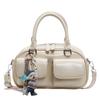 Bolso de gran capacidad para mujer, primavera y verano 2025, nuevo bolso Boston de alta gama, bolso bandolera para mujer, bolso de bolos.