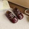Zapatos de Cuero para Niñas 2026 Primavera y Otoño Zapatos Individuales Versátiles para Bebés, Zapatos de Princesa de Suela Suave, Zapatos Mary Jane de Moda Estilo Coreano