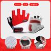 Guantes de Ciclismo de Verano para Exteriores, Montañismo Deportivo, Viajes, Fitness, Medio Dedo Antideslizantes de Microfibra Resistentes al Desgaste para Bicicleta de Montaña